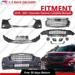 Front Complete Bumper Grille With Fog Lights Fit 2018 - 2021 Chevrolet Traverse. Fixed Price $328.89.