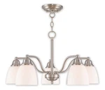 Livex Lighting 53855-91 Somerville Chandelier Brushed Nickel. Fixed Price $331.96.