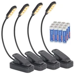 Hilngav 4 Pack Reading Light With 3 Color Temperature, 6 Led Book Style 2. Fixed Price $30.29.