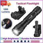 Ultrafire Tactical Flashlight With Holster, 1200 High Lumens Law Enforcement Led. Fixed Price $49.05.