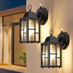 Okeli Dusk To Dawn Outdoor Wall Lights, Exterior Waterproof Lantern, Front Po.... Fixed Price $69.38.
