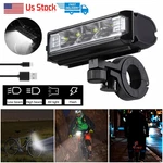 Super Bright Led Bike Usb Rechargeable Bicycle Front Headlight Waterproof. Fixed Price $9.29.