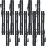Beieverluck 10 Pack Small Mini Flashlights, Pocket Large, Black. Fixed Price $36.23.