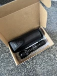 Ultrafire Black Aluminum Handheld Flashlight With Carry Case. Fixed Price $17.00.