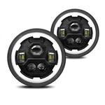 7 Inch Led Headlight Round With Hi/lo Beam, Drl And Amber Turn Sign.... Fixed Price $83.08.