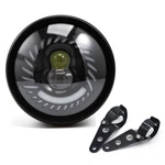 Motorcycle Headlight 5.75 Inch Round Led With Mounting Brackets Assembly, Fro.... Fixed Price $86.11.