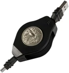 Asp Retractable Plus Usb-to-micro Cord Stays At Length Reversible Plugs 33.5". Fixed Price $21.59.