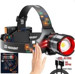Uver Rechargeable Led Headlamp, Super Bright Motion Sensor Headlight With 125. Fixed Price $28.24.