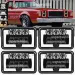 4PCS 4X6 Led Headlight Hi/lo Beam Projector Headlamp Fit Ford Ranchero 1977-1979. Fixed Price $68.98.