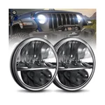 Uni-shine 7 Inch Led Headlight 2PCS Round Headlamp High Low Beam Dot Appr.... Fixed Price $125.07.