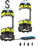 2 Pack Led Camping Lantern Flashlight Rechargeable, Consciot Portable Torch With. Fixed Price $59.26.