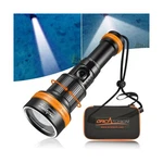 Orcatorch ZD710 MK2 2-IN-1 Zoomable Dive Light, 4-72 Degrees Adjustable Beam .... Fixed Price $186.46.