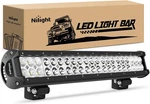Nilight Led Bar 20INCH 126W Spot Flood Combo Off Road Lights 10 Kinds. Fixed Price $45.99.
