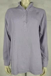 Duluth Trading Co. Light Purple Cotton Buttoned Mock Neck Thermal Shirt Large. Fixed Price $31.99.