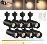 2025 Upgraded 9-CCT 12W Zoomable Led Track Light Heads Dimmable With Remote. Fixed Price $190.65.