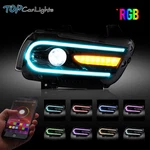 Vland Multicolor Drl Led Headlights For 2011-2014 Dodge Charger Rgb Headlamps. Fixed Price $337.49.
