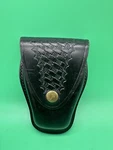 Jay-pee Police Leather Handcuff Belt Case Holder Pouch Black Basketweave Pattern. Fixed Price $17.09.