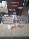 New Kaslight H6054 Pair Of Rectangular 5X7 7X6 Led Headlights For Jeep Cherokee. Fixed Price $45.00.