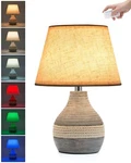 Umexus Cordless Table Lamp With Timer, Dimmer, Linen Shade, Remote Control, S.... Fixed Price $45.39.