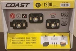Coast CH1200R Rechargeable Led Headlamp Lumens 3-PACK New Oem. Fixed Price $48.00.
