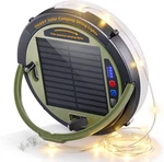 Solar Camping String Lights, 5400MAH/ 49.2FT/ 11 Modes Rechargeable. Fixed Price $75.67.