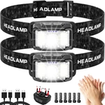 RECHARGEABLE2 Pack 2000 Lumen Ultra Bright Led HEADLAMP16 Modes. Fixed Price $22.34.