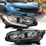 For 2016-2021 Honda Civic Led Black Headlamp Clear Headlight Halogen Left+right. Fixed Price $204.75.
