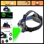 Bright 1800 Lumens Led Headlamp Zoomable, Hands-free Flashlight For Hunting,. Fixed Price $31.49.