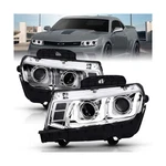 Amerilite 2014-2015 Dual Super Bright Led Bar Projector Chrome Headlight.... Fixed Price $372.04.