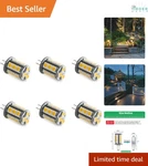 Bi-pin Led Bulb 12VAC/DC 3W Warm White Landscape Path Deck Lights 6 Pack. Fixed Price $36.97.