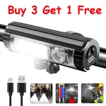 Magnetic Led Bike Headlight, Usb Rechargeable, IPX4 Waterproof, 7 Lighting Modes. Fixed Price $8.99.