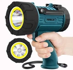 Yierblue Rechargeable Spotlight Floodlight Led IP67 Waterproof W/stand. Fixed Price $53.99.