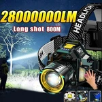 Rechargeable Powerful Led Headlamp Zoomable Waterproof High Light. Fixed Price $7.99.