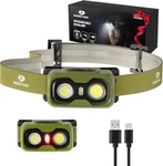 Mossy Oak 600 Lumens Rechargeable Led Headlamp Headlight With White & Red Lights. Fixed Price $17.99.