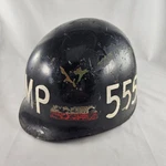 Army 555TH Mp Military Police Helmet Liner 1972 With Suspension No Head Strap. Fixed Price $125.00.