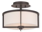 Livex Lighting 51072-07 Wesley Semi-flush Mount Bronze. Fixed Price $225.96.