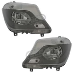 Mercedes Sprinter Van 2013-2019 Headlights Headlamps Black Pair Left & Right. Fixed Price $236.13.