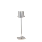 Zafferano, Poldina Pro Micro, Cordless Table Lamp Color: Glossy Chrome New Nib. Fixed Price $115.00.