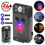 Upgraded Boruit V30 Led Keychain Flashlight Type-c Rechargeable Torch Work. Fixed Price $27.99.