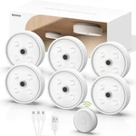 Ezvalo Puck Lights With Remote Control, Rechargeable Led Battery Operated, Wi.... Fixed Price $81.88.