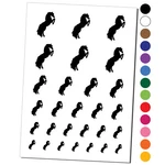 Horse Rearing On Hind Legs Solid Temporary Tattoo Water Resistant Set. Fixed Price $10.99.