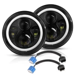 7 Inch Led Headlight, 60W Round With Drl/turn Signal Lights/high Be.... Fixed Price $84.87.