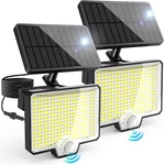 294 Led Split Solar Motion Sensor Outdoor Lights, 2600LM Flood .... Fixed Price $33.95.