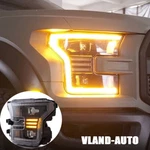 2015 2016 2017 Led Projector Headlights Amber Drl W/animation Pair Ford F150. Fixed Price $559.99.