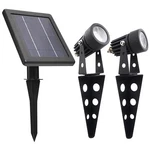 50X Twin Solar-powered Cast Aluminium Warm White Led Spotlight 60-100 Lu.... Fixed Price $60.57.