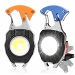 Cob Keychain Work Flashlight - Rechargeable Multitool Camping Fire Star.... Fixed Price $20.11.