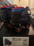 Chicago Skates Boys Rink Black Size Style CRS1905 W/ Pads. Fixed Price $20.00.