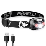 Foxelli Usb Rechargeable Headlamp Flashlight Up To 30 Hours Of Constant. Fixed Price $18.46.