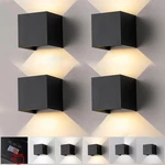 15W Adjustable Led Outdoor Wall Sconce Lights, 4-PACK, 3000K-6500K. Fixed Price $138.99.