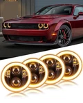 Braveway 5.75" 3/4 Inch Headlights, Sealed Beam Headlamps H5006 With Hi.... Fixed Price $148.76.